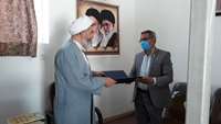 ديدار مدير شبكه بهداشت ودرمان شهرستان گرمسار با امام جمعه شهر ايوانكي